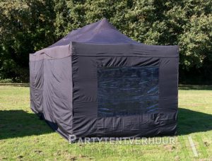 Easy up tent 3x6 meter achterkant huren - Partytentverhuur Hoofddorp