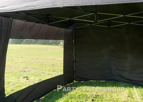 Easy up tent 3x3 meter voorkant huren - Partytentverhuur Hoofddorp